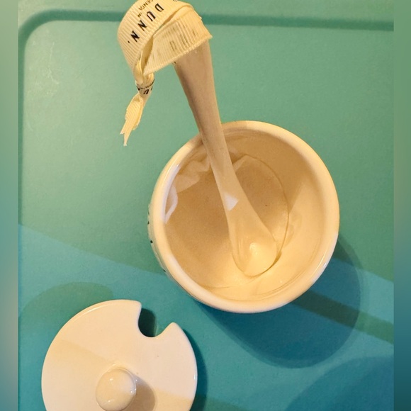 Ceramic Sugar Bowl with Spoon - Sweet Design - Picture 2 of 2